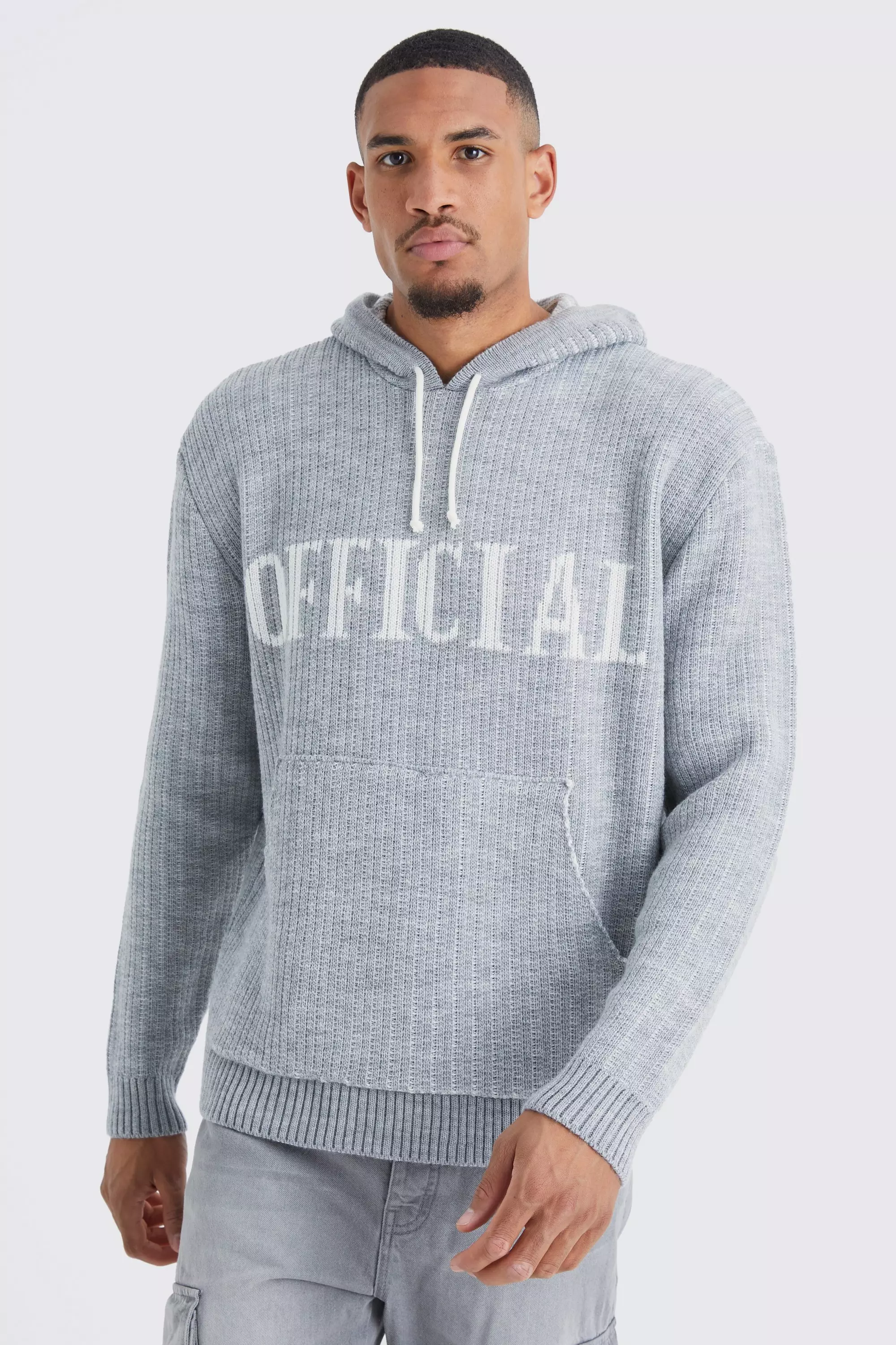 Boohooman fluffy online hoodie